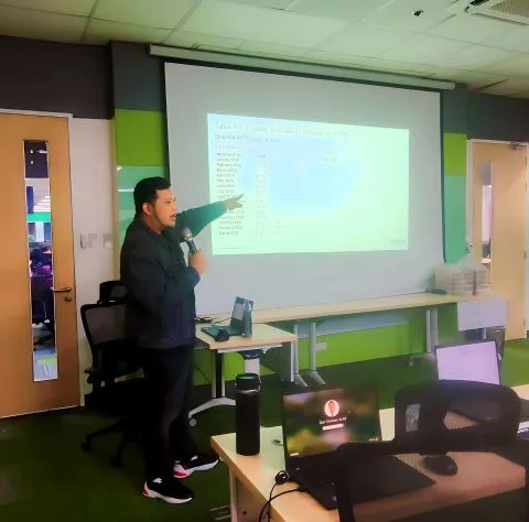 Tableau analytics bootcamp session for a corporate team